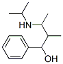 3-(Isopropylamino)-2-methyl-1-phenyl-1-butanol Struktur