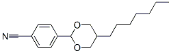 4-(5-heptyl-1,3-dioxan-2-yl)benzonitrile Struktur