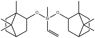 [Methylbis[(1,7,7-trimethylbicyclo[2.2.1]heptan-2-yl)oxy]silyl]ethene Struktur