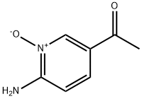 Ethanone, 1-(6-amino-1-oxido-3-pyridinyl)- (9CI) Struktur