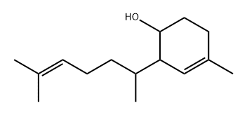 4-Methyl-2-(1,5-dimethyl-4-hexenyl)-3-cyclohexen-1-ol Struktur