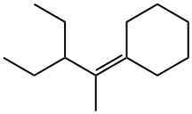 (2-Ethyl-1-methylbutylidene)cyclohexane Struktur