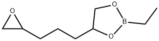 2-Ethyl-4-(3-oxiranylpropyl)-1,3,2-dioxaborolane Struktur