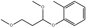 1-(1,3-Dimethoxypropoxy)-2-methylbenzene Struktur