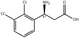 (S)-3-アミノ-3-(2,3-ジクロロフェニル)プロパン酸 化學(xué)構(gòu)造式