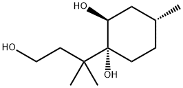 1,2-Cyclohexanediol, 1-(3-hydroxy-1,1-dimethylpropyl)-4-methyl-, (1R,2S,4R)- (9CI) Struktur