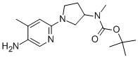 [1-(5-AMINO-4-METHYL-2-PYRIDINYL)-3-PYRROLIDINYL]METHYL-CARBAMIC ACID 1,1-DIMETHYLETHYL ESTER Struktur