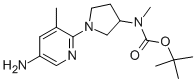 [1-(5-AMINO-3-METHYL-2-PYRIDINYL)-3-PYRROLIDINYL]METHYL-CARBAMIC ACID 1,1-DIMETHYLETHYL ESTER Struktur