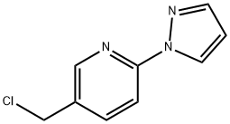 5-Chloromethyl-2-(pyrazol-1-yl)pyridine Struktur