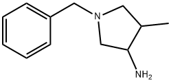 1-BENZYL-4-METHYL-PYRROLIDIN-3-YLAMINE Struktur