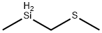 Methyl(methylthiomethyl)silane Struktur