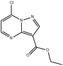 Ethyl 7-chloropyrazolo[1,5-a]pyrimidine-3-carboxylate Struktur