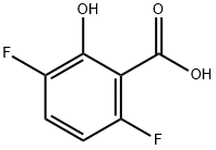 3,6-DIFLUORO-2-HYDROXYBENZOIC ACID Struktur