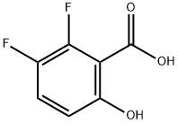 2,3-DIFLUORO-6-HYDROXYBENZOIC ACID Struktur