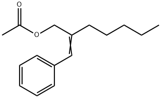 ALPHA-N-AMYL CINNAMYL ACETATE Struktur