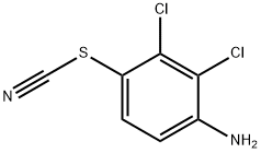 2,3-Dichloro-4-thiocyanatoaniline Struktur