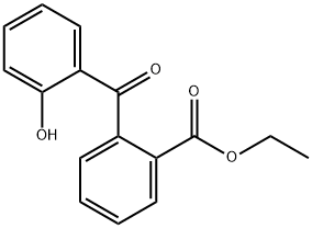 ethyl 2-(2-hydroxybenzoyl)benzoate Struktur