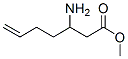 6-Heptenoic  acid,  3-amino-,  methyl  ester Struktur