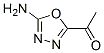 Ethanone, 1-(5-amino-1,3,4-oxadiazol-2-yl)- (9CI) Struktur