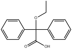 diphenylethoxy-aceticaci Struktur