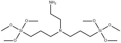 1,2-Ethanediamine, N,N-bis3-(trimethoxysilyl)propyl- Struktur