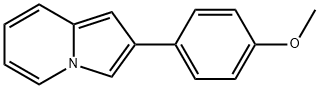 2-(4-METHOXY-PHENYL)-INDOLIZINE Struktur