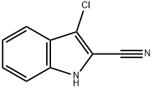 3-Chloro-1H-indole-2-carbonitrile Struktur