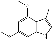 4,6-DIMETHOXY-3-METHYLINDOLE, 97% Struktur