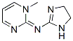 1H-Imidazol-2-amine,  4,5-dihydro-N-(1-methyl-2(1H)-pyrimidinylidene)- Struktur