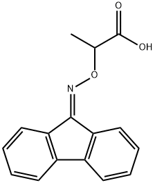 2-(9-Fluorenylideneaminooxy)propionic acid Struktur