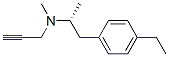 Benzeneethanamine, 4-ethyl-N,alpha-dimethyl-N-2-propynyl-, (R)- (9CI) Struktur