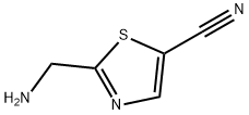 2-AMINOMETHYL-THIAZOLE-5-CARBONITRILE Struktur