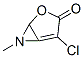 2-Oxa-6-azabicyclo[3.1.0]hex-4-en-3-one,  4-chloro-6-methyl- Struktur