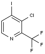 3-chloro-4-iodo-2-(trifluoromethyl)pyridine Struktur