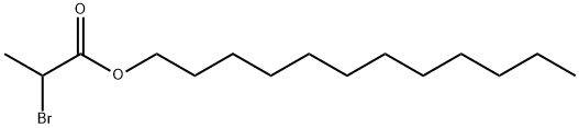 2-Bromo propinic acid dodecyl ester  Struktur