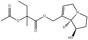 2-Acetoxy-2-methylbutanoic acid [(6-hydroxy-1-azabicyclo[3.3.0]oct-3-en-4-yl)methyl] ester Struktur