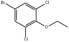 5-Bromo-1,3-dichloro-2-ethoxybenzene Struktur