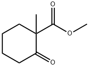 methyl 1-methyl-2-oxocyclohexanecarboxylate Struktur