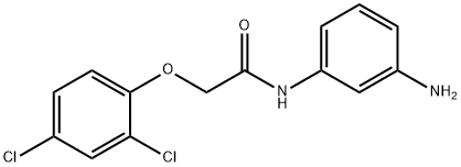 N-(3-Aminophenyl)-2-(2,4-dichlorophenoxy)acetamide Struktur