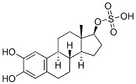 2-hydroxyestradiol 17-sulfate Struktur