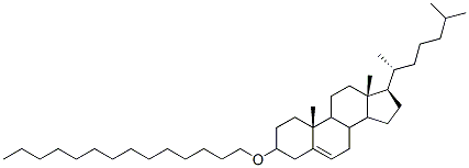 cholesteryl tetradecyl ether Struktur