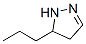 4,5-Dihydro-5-propyl-1H-pyrazole Struktur