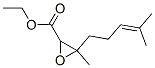 ethyl 3-methyl-3-(4-methylpent-3-enyl)oxirane-2-carboxylate  Struktur