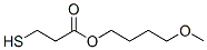 Methoxybutyl 3-mercaptopropionate Struktur