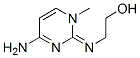 Ethanol, 2-[(4-amino-1-methyl-2(1H)-pyrimidinylidene)amino]- (9CI) Struktur