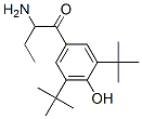 1-Butanone,  2-amino-1-[3,5-bis(1,1-dimethylethyl)-4-hydroxyphenyl]- Struktur