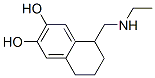 2,3-Naphthalenediol, 5-[(ethylamino)methyl]-5,6,7,8-tetrahydro- (9CI) Struktur