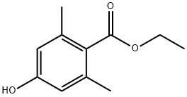 ETHYL 4-HYDROXY-2,6-DIMETHYLBENZOATE Struktur