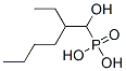 (2-Ethyl-1-hydroxyhexyl)phosphonic acid Struktur