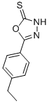 1,3,4-Oxadiazole-2(3H)-thione,5-(4-ethylphenyl)-(9CI) Struktur